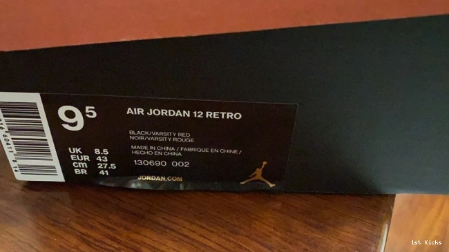 1st Kicks Shoes 002 130690 Retro Game 12 Jordan Flu (2016) 0730